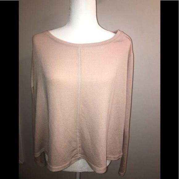 Women's Billabong essentials long sleeve light pink/blush top - Picture 1 of 6
